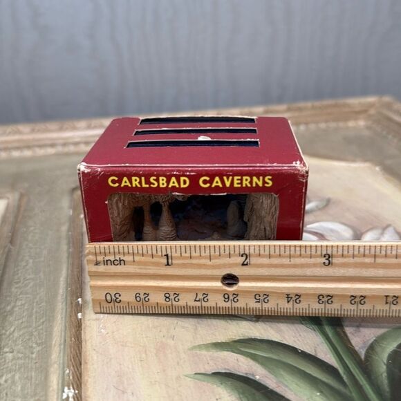 Vintage 3D Big Room Carlsbad Caverns National Park Diorama Souvenir Box - Picture 11 of 14
